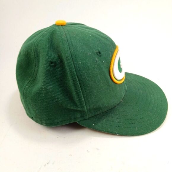 New Era 59FiftyGreen Bay Packers NFL Cap/Hat Size 6.5. Embroidered Green. Fitted - Picture 2 of 9